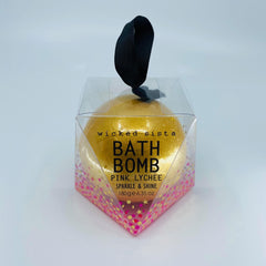 WICKED SISTA Bath Bomb Pink Lychee