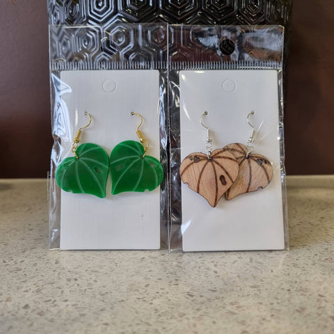 Kawakawa Leaves Earrings