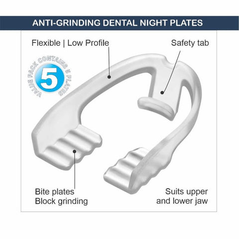 BITE-ME Anti-Grinding Dental Night Plates (5 Pack)