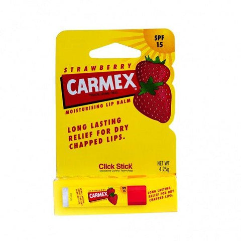 Carmex Strawberry Stick SPF15 4.25g - Fairy springs pharmacy