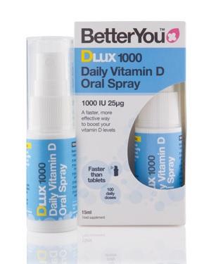 BetterYou DLUX 1000 Vitamin D Daily Oral Spray 15ml