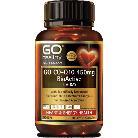 GO CO-Q10 450mg BioActive 1-A-Day 30s - Fairy springs pharmacy
