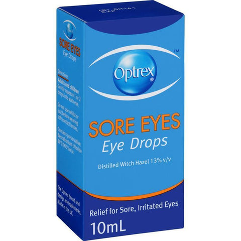 OPTREX Sore Eyes Drops 10ml - Fairyspringspharmacy
