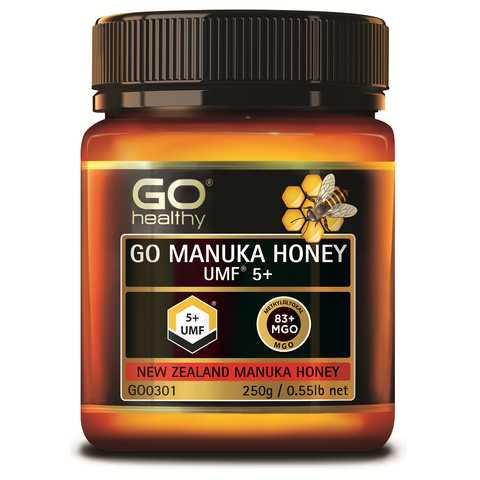 GO Manuka Honey UMF 5+ 250g - Fairy springs pharmacy