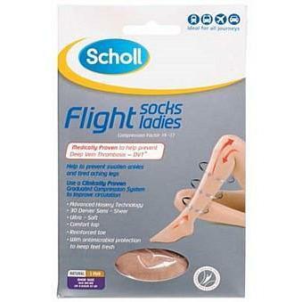 Scholl Ladies Flight Socks - AUS W4-6 - Fairy springs pharmacy