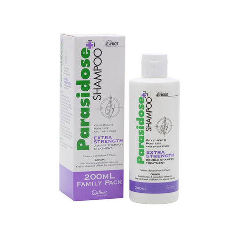 PARASIDOSE X-Strength Lice Shampoo 200ml - Fairyspringspharmacy