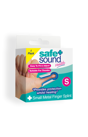SAFE AND SOUND Small Metal Finger Splint