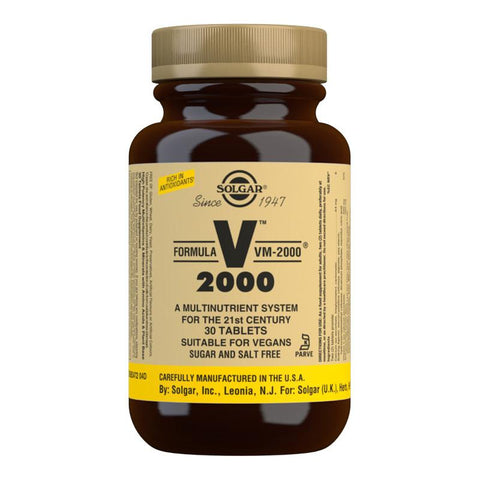 SOLGAR Formula VM2000 Multivitamin 30 Tablets