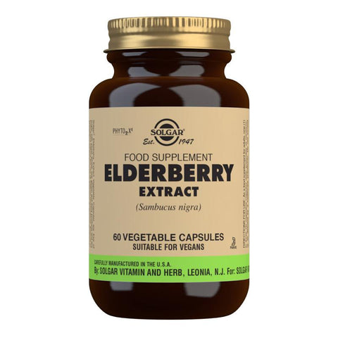 SOLGAR Elderberry Extract 60 Capsules