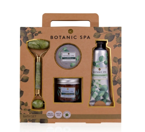 BOTANIC SPA Bath Set Refreshing Eucalyptus with Massage Roller
