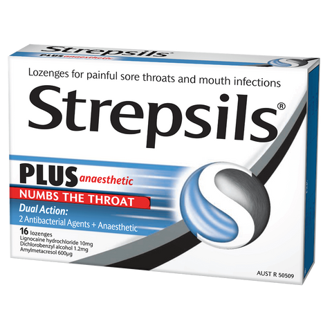 STREPSILS Anaesthetic Plus 36 Lozenges - Fairyspringspharmacy