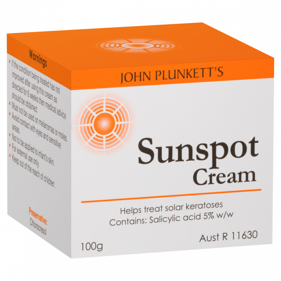 JOHN PLUNKETT'S Sunspot Cream 100g