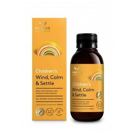 Harker Herbals Childrens Wind, Calm and Settle Liquid 150ml - Sweet Orange