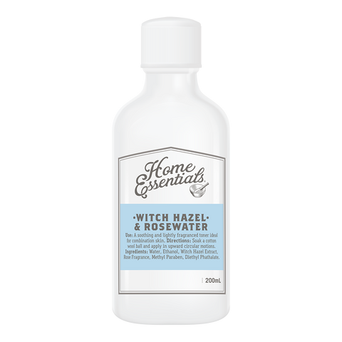 HOME ESSENTIALS Witch Hazel and Rosewater 200ml