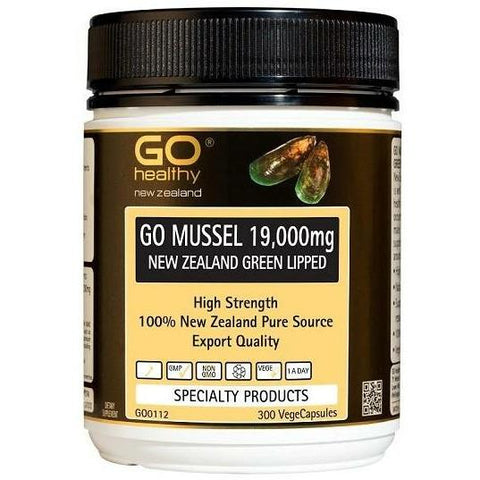 GO Mussel 19000mg 300 Capsules - Fairy springs pharmacy
