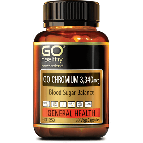 GO Chromium 3340mcg 60 Capsules - Fairy springs pharmacy