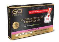 GO HEALTHY Cranberry Plus Rapid Release 10 VegeCapsules