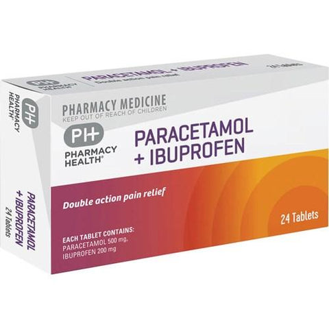PH Paracetamol + Ibuprofen 24 Tablets - Fairyspringspharmacy