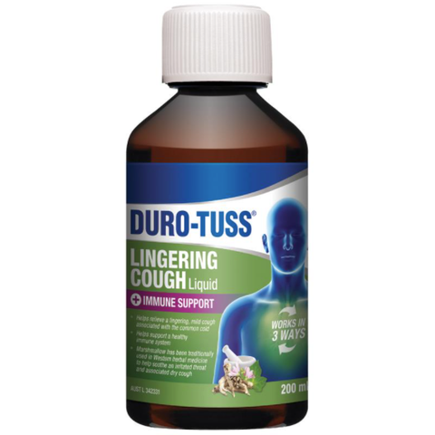 DURO-TUSS Lingering Chest + Immune Support 200ml - Fairyspringspharmacy