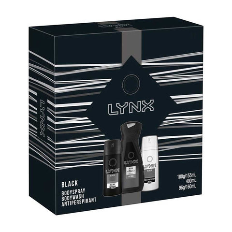 LYNX BLACK 3 Piece Giftset