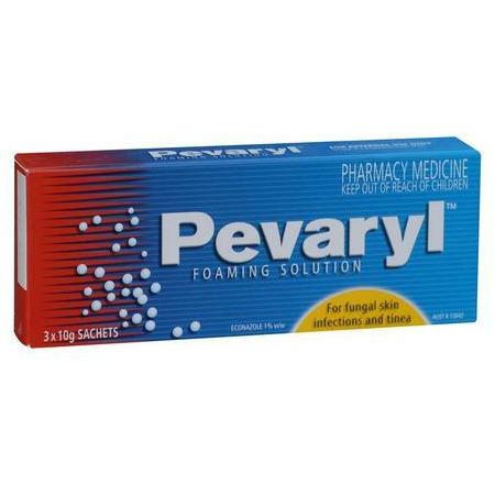 Pevaryl 1% Foaming Solution 3 x 10G - Fairy springs pharmacy