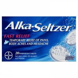 Alka-Seltzer 20 Effervcent Tablets