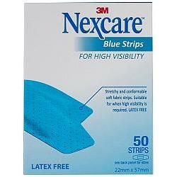 Nexcare Blue Strips - 50 pack - Fairy springs pharmacy