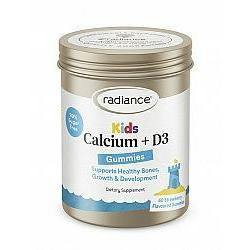 RADIANCE Kids Gummie Calcium +D3 60 - Fairy springs pharmacy