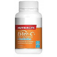 ESTER-C + 500 + ECHINACEA + PROBIOTICS CHEWABLES 60 tablets - Fairy springs pharmacy