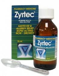 ZYRTEC Allergy & Hayfever Relief 75ml - Fairy springs pharmacy