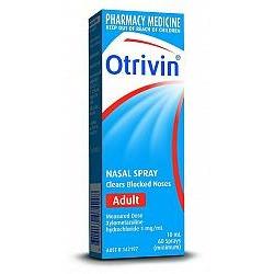 Otrivin ADULT Nasal Spray 10ml - Limit of 2 per customer only - Fairy springs pharmacy