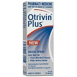 Otrivin Plus 10ml - Limit of 2 per customer only - Fairy springs pharmacy