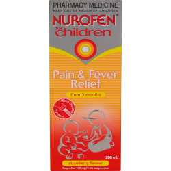 NUROFEN Child Liq. Strawberry 200ml - Fairyspringspharmacy