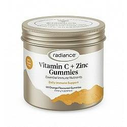 RADIANCE Adult Gummies Vitamin C & Zinc 60 - Fairy springs pharmacy