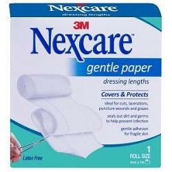 Nexcare Gentle Paper - 6cm x 1m - Fairy springs pharmacy