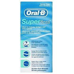 ORAL B Super Floss 50 Pre-Cut Strands - Fairy springs pharmacy
