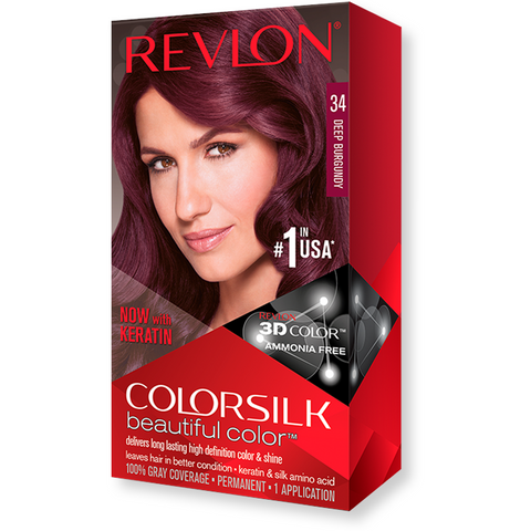 REVLON COLORSILK Hair Colour - 34 Deep Burgundy